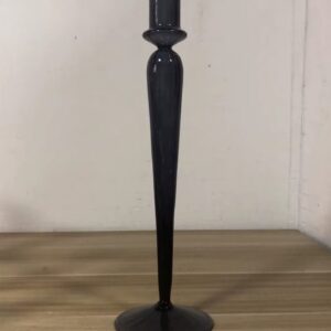 29-French European Glass Holder  –  Dark Grey